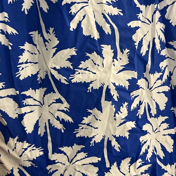 Kelly’s Kids - Girl’s Blue and White Palm Tree Dress (Size 10/12) - Picture 2 of 4